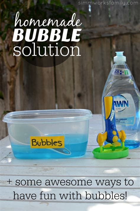 Homemade Bubble Solution - Sometimes Homemade