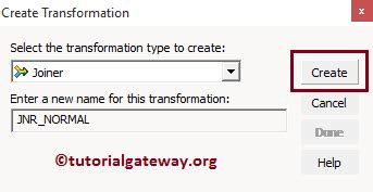 Joiner Transformation in Informatica