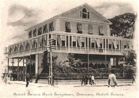 Guyana, formerly British Guiana (Georgetown) Bank, in the year 1905. | British guiana, Guyana ...