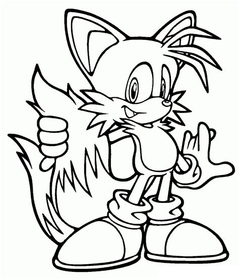 Tails Free For Kids coloring page - Download, Print or Color Online for Free