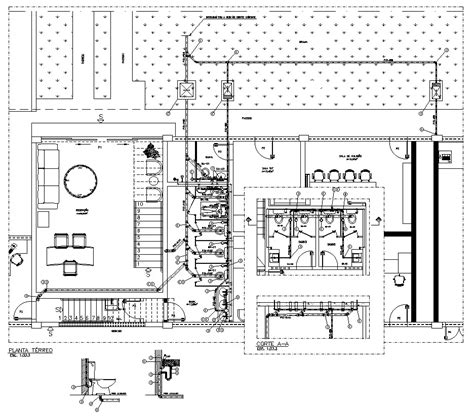 Cross section D-D of the house in detail AutoCAD 2D drawing, CAD file ...