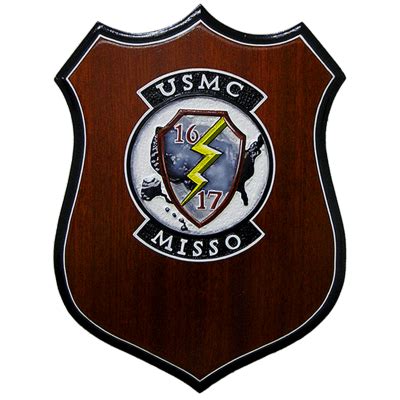 USMC 1617 MISSO Presentation Plaque