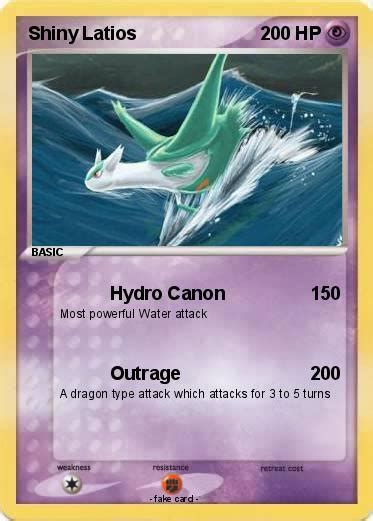 Pokémon Shiny Latios 18 18 - Hydro Canon - My Pokemon Card