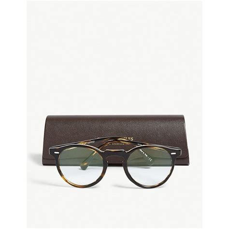 Oliver Peoples Gregory Peck Round Frame Glasses | Editorialist