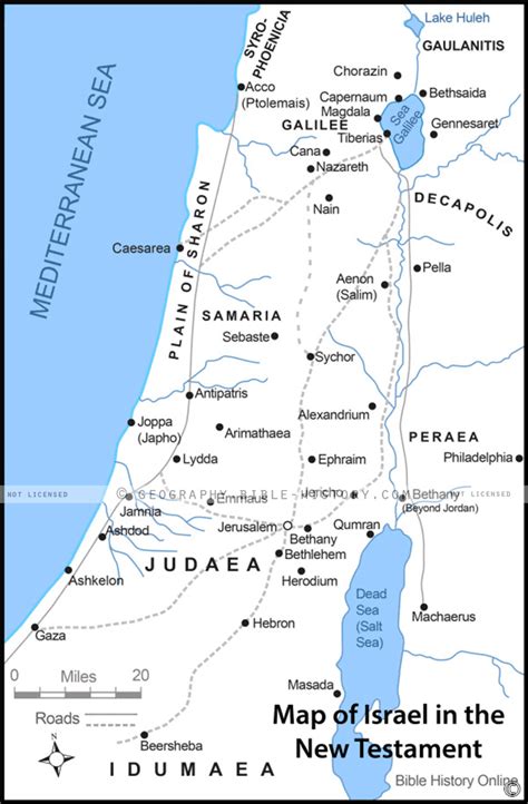 Charting Sacred Grounds: Explore the New Testament Era with Our Map of ...