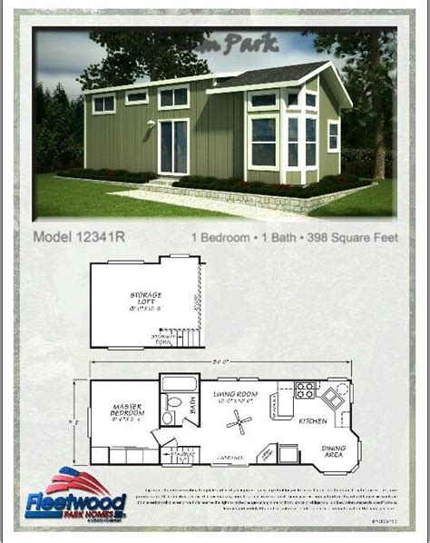 Park Model Home | Cottage house plans, Cottage floor plans, Beach house ...