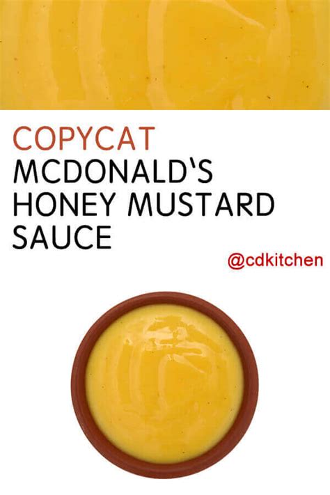 Copycat McDonald's Honey Mustard Sauce Recipe | CDKitchen.com