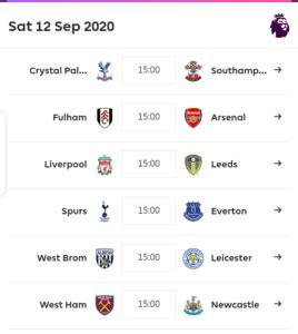 Epl Fixtures 2021 - SOCCER: English Premier League fixtures 2020-21 infographic - Stay up to ...