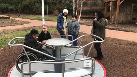 Playground in Richmond has wheelchair-accessible merry-go-round