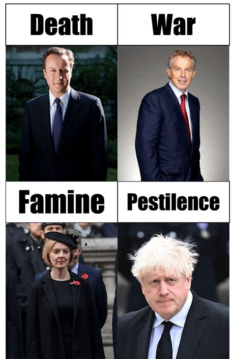 Four horsemen of the apocalypse (Cameron is death cuz he initiated the ...