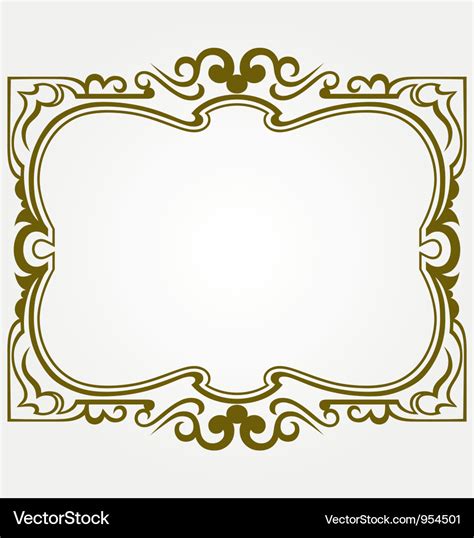 Decorative frames Royalty Free Vector Image - VectorStock