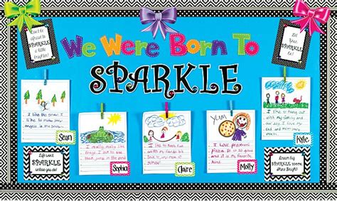 We Were Born to Sparkle Bulletin Board – Teacher Created Tips