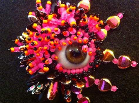 Glass eyeball!!! By UniqueandMacabre on Etsy. By Betty | Glass eyeballs, Eye jewelry, Bead work ...