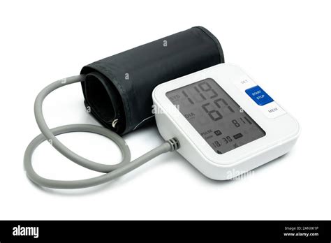 Digital blood pressure monitor Stock Photo - Alamy