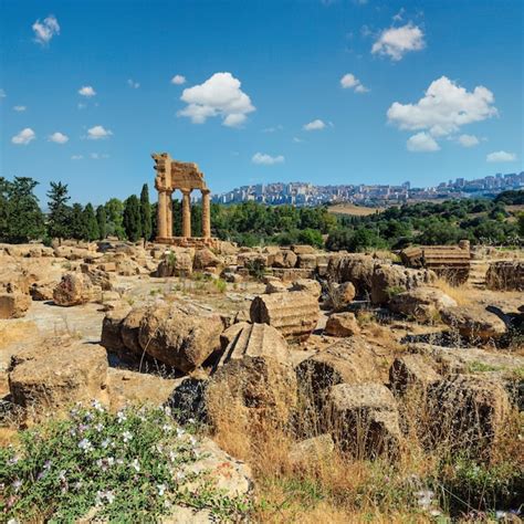 Premium Photo | Valley of temples agrigento sicily italy