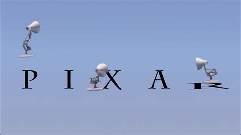 Three Luxo Lamps Spoof Pixar Logo - YouTube