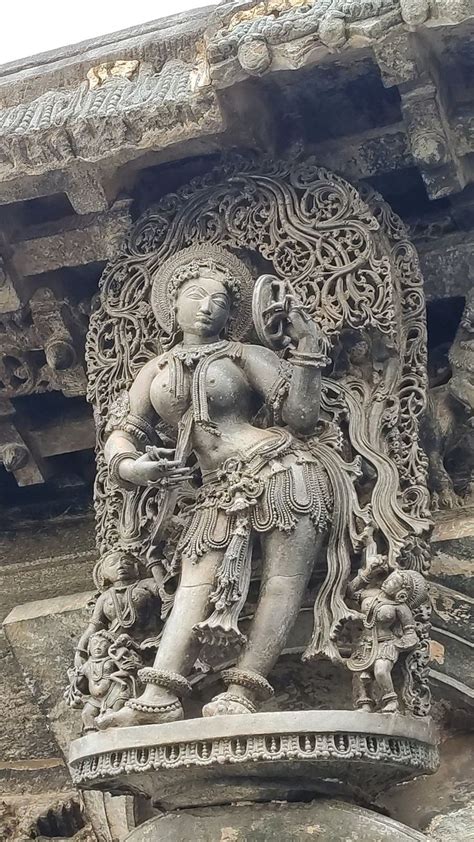 Beautiful sculpture in Belur Chennai kesava Temple | Marble statues, Statue, Sculpture