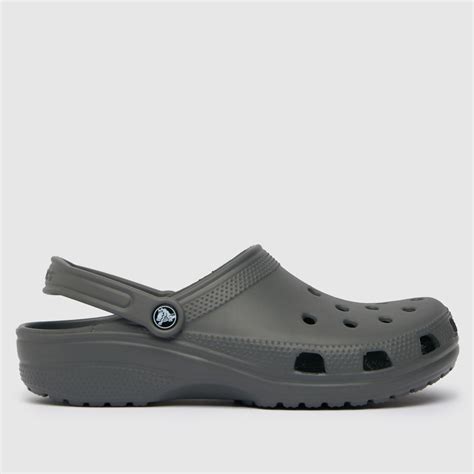 Crocs Grey Classic Clog Sandals - ShoeFreak