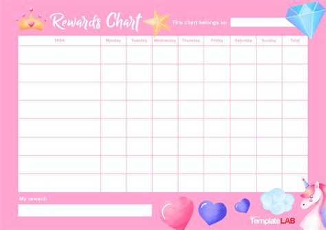 44 Printable Reward Charts for Kids (PDF, Excel & Word)