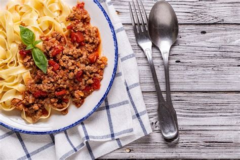 Traditional Italian Pasta Bolognese - Stock Photos | Motion Array