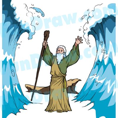 Moses Parts Red Sea Lesson Ideas - Fundraw.com | Bible lessons for kids ...