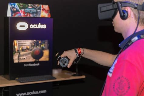 VR-Gaming with oculus rift at a German games exhibition - Creative Commons Bilder