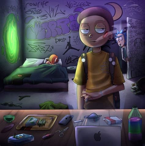 [100+] Rick And Morty Weed Pictures | Wallpapers.com