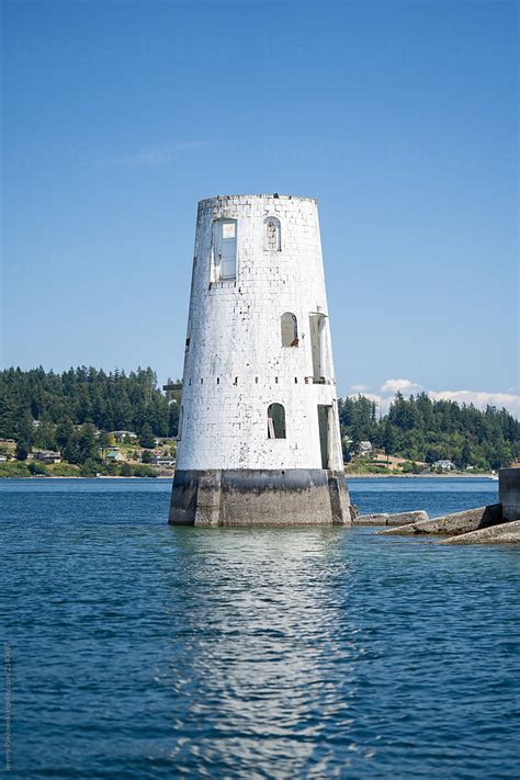 "Lighthouse On The Puget Sounds Washington" by Stocksy Contributor "J ...