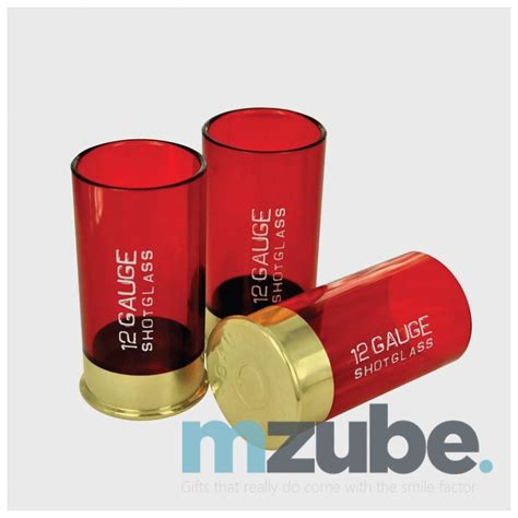 12 Gauge Shaped Shot Glasses Set Of 4 #gift #mzube #sale #cool #quirky #birthday #cheap # ...