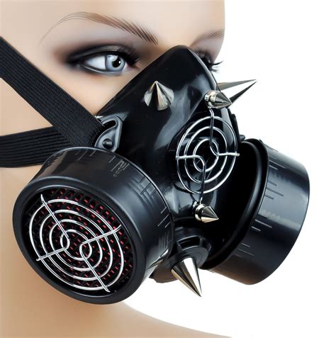 6" Spike Bio Hazard Cosplay Mask Gothic Industrial: Science Lab Face Masks: Amazon.com ...