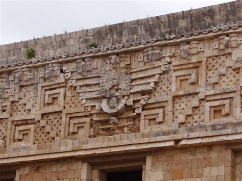 Uxmal Temple-Pyramid, detail | Mayan architecture, Mesoamerican ...