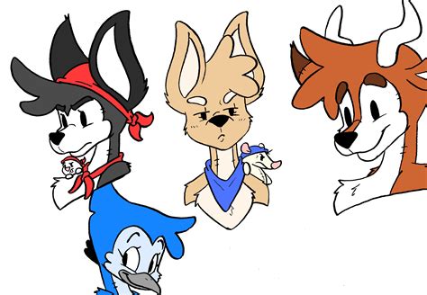 My OCs in the Style of the Cartoon by dynamo1940 on DeviantArt