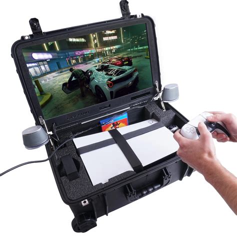 PlayStation 5 Portable Gaming Station with Built-in Monitor - Case Club