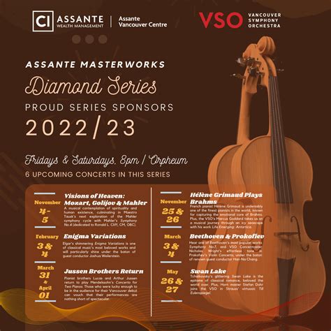 Vancouver Symphony Orchestra (VSO) continued sponsorship - Assante ...