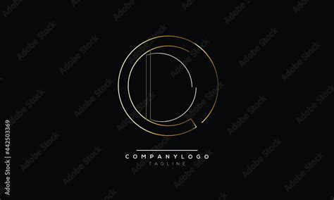 COD initials monogram letter text alphabet logo design Stock Vector | Adobe Stock