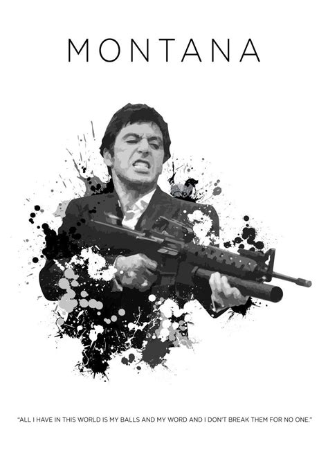 Tony Montana by kooconcept | Displate - Metal Posters | Tony montana ...