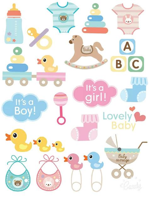 Roommates Wall Stickers: Scrapbook Baby Stickers