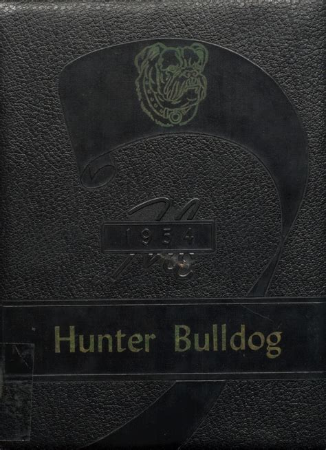 1954 yearbook from Hunter High School from Hunter, Oklahoma for sale