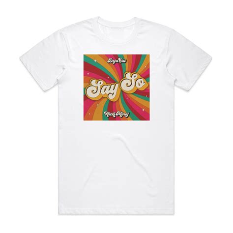 Doja Cat Say So Album Cover T-Shirt White