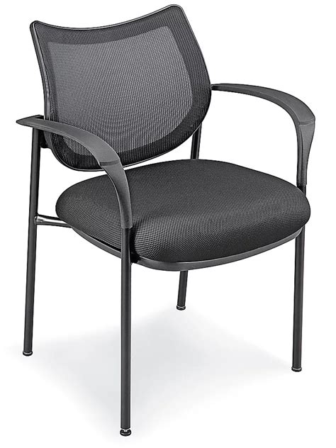 Mesh Stackable Chair with Armrests H-6965 - Uline