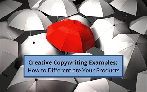 Creative Copywriting Examples: How to Differentiate Your Products - Marketing Words Blog : Work ...