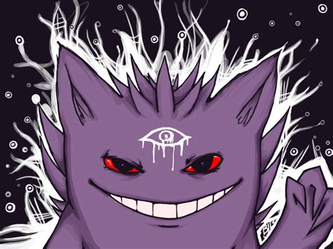 Gengar used Mean Look! — Weasyl