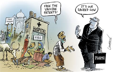 India in Covid's grip | Globecartoon - Political Cartoons - Patrick Chappatte