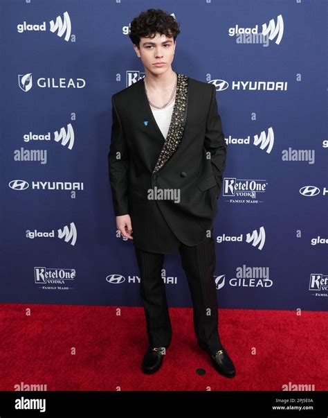 Los Angeles, USA. 30th Mar, 2023. Zackary Arthur arrives at the 34th Annual GLAAD Media Awards ...