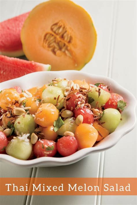 Thai Mixed Melon Salad - Farm Flavor | Recipe | Melon salad, Perfect salads, Picnic foods