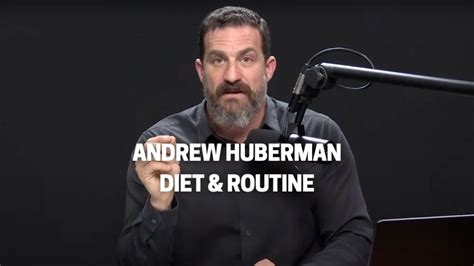 Andrew Huberman Diet and Routine | His Secrets to Peak Performance and Well-Being - Great Green Wall