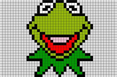 Kermit the Frog Pixel Art from BrikBook.com #KermittheFrog #Muppet #SesameStreet #Kermit # ...