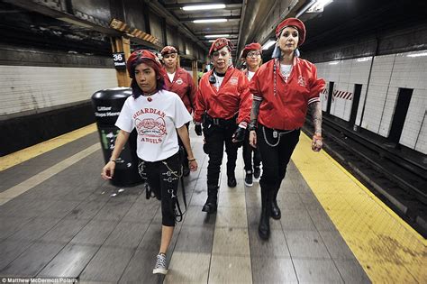 Female squad of Guardian Angels crack down on sexual assault on New York City subway | Daily ...