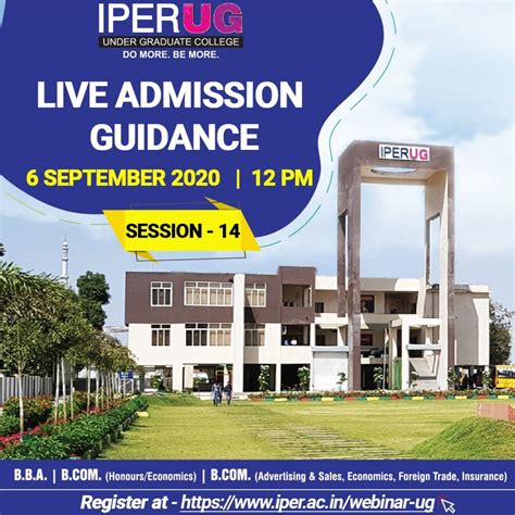 IPER UG Admission Webinar - IPER Bhopal