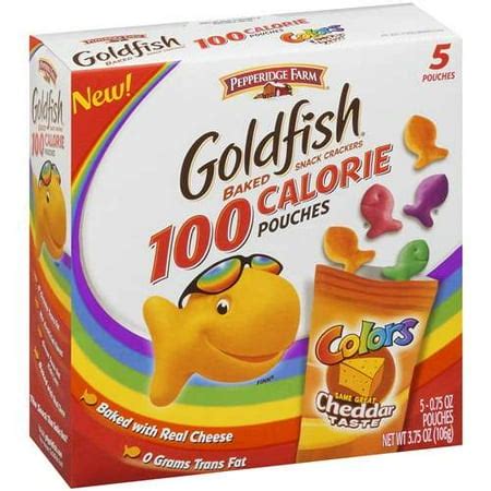 Campbell Soup Goldfish 100 Calorie Pouches Colors Snack Crackers, 5 ea - Walmart.com